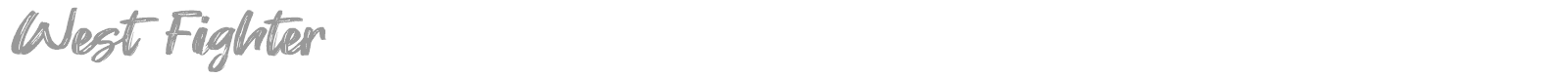West Fighter font preview
